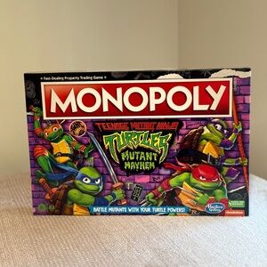 Hasbro Teenage Mutant Ninja Turtles Monopoly Game - Red, Green, Purple